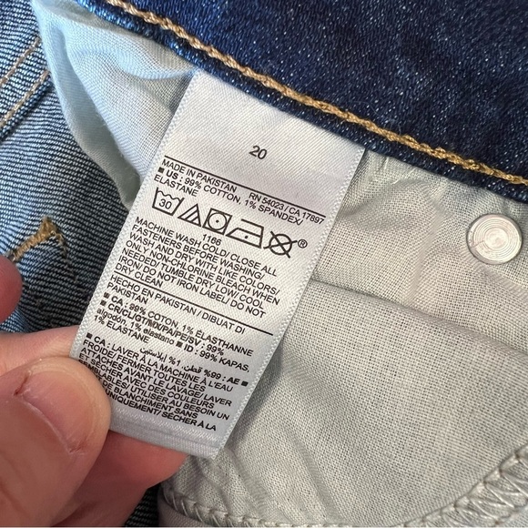 Old Navy extra high-rise sky high straight jeans SZ 20 - Picture 5 of 5